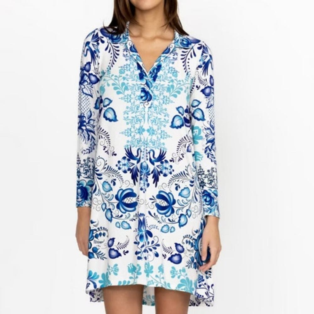 Johnny Was Farrow Polo Swing Dress Size Medium